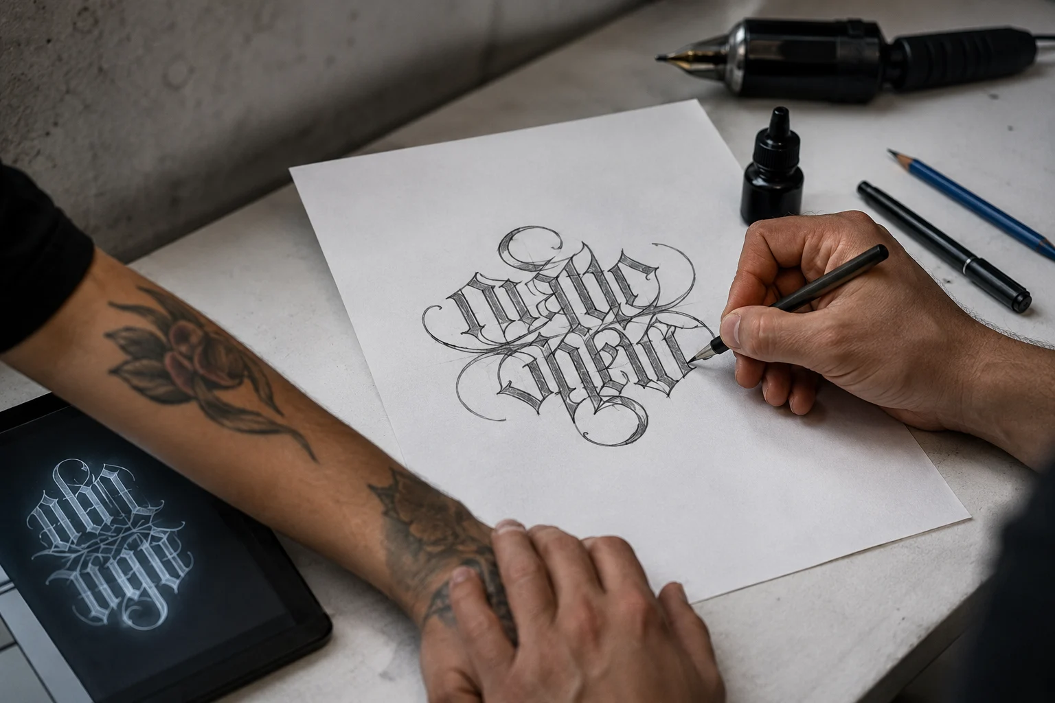 Ambigram Tattoo Design