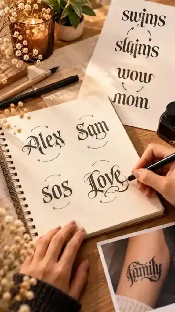 Tattoo Words and Names